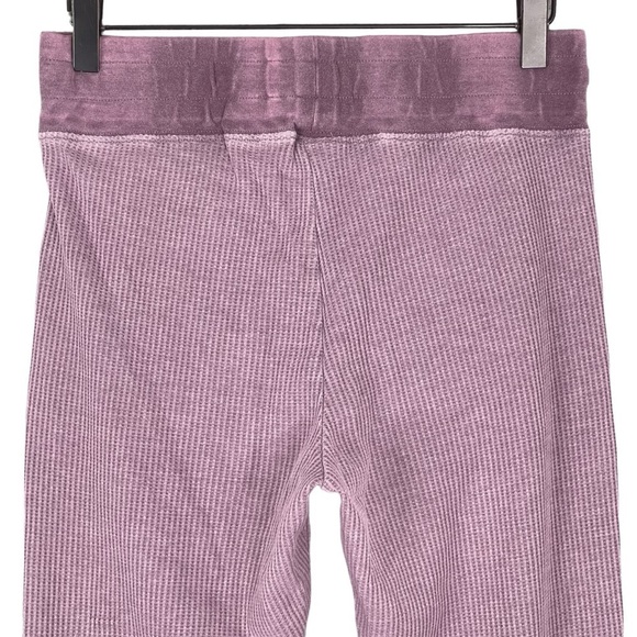 Zyia Joggers Small NWT High Rise Thermal Waffle Knit Pull On Slim Casual Pants - Picture 6 of 8